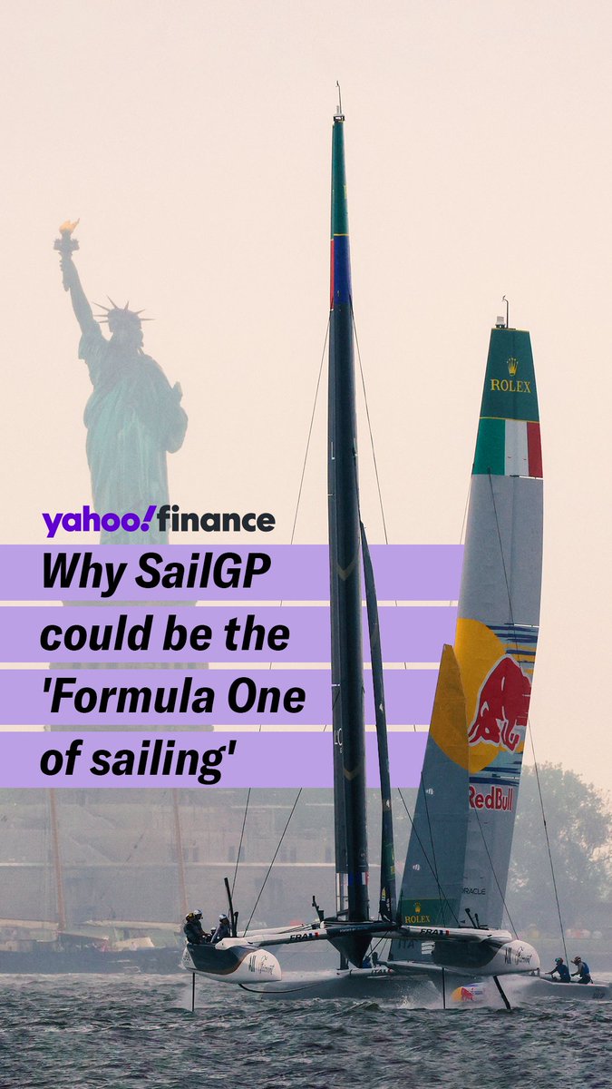 .Joe Pompliano, host of Yahoo Finance Sports Report, explains why SailGP could be the "Formula One of sailing:" More Yahoo Finance Sports Report: