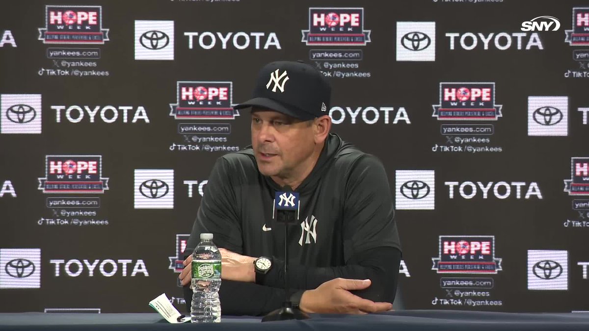 "We walked a few times, which was good. I felt we got better swings off tonight than last night" Aaron Boone discusses the Yankees' at-bats tonight vs. the Angels