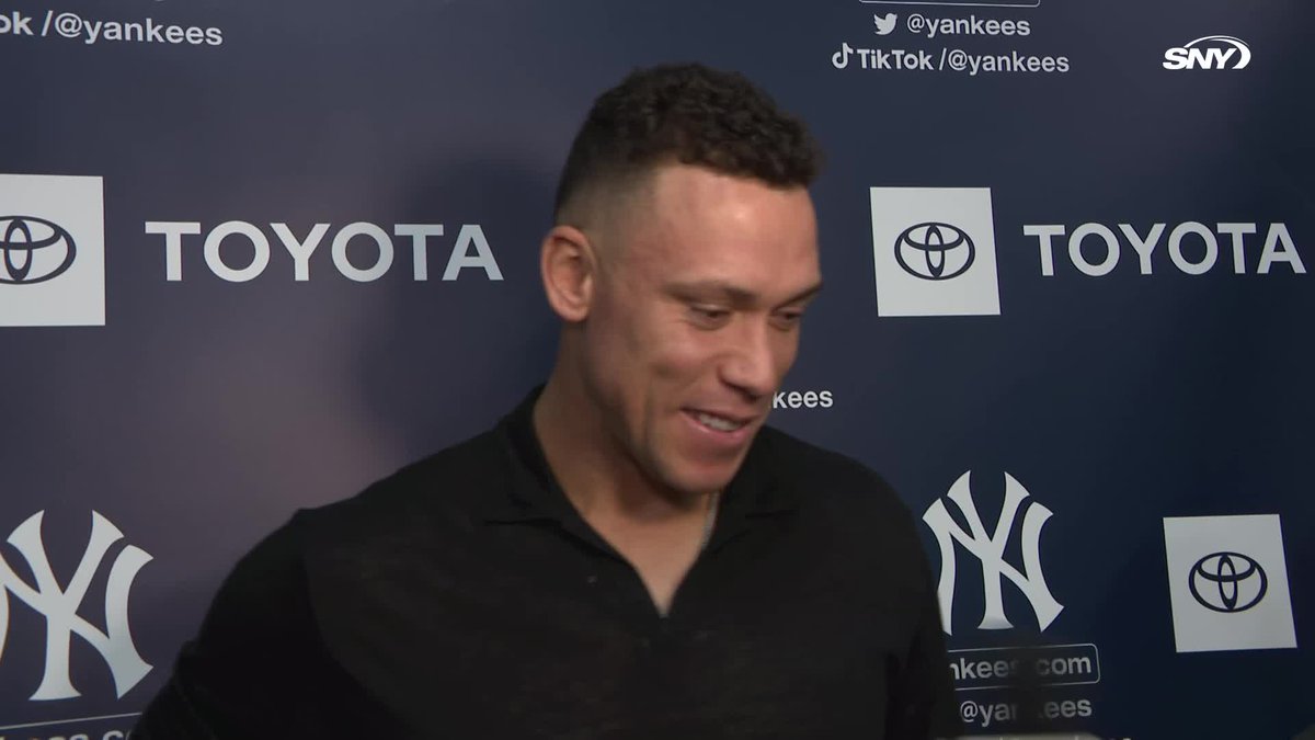 "I think you guys asked us the same questions last June when we were going through it. Guys have been there. You always gotta show up and not mope about it. If you mope, you pout, it's going to lead into the next game" - Aaron Judge