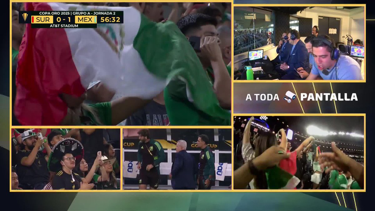¡GOOOOOOOOL DE MÉXICO! 🇲🇽🔥 ¡Gol de la Selección Mexicana! Cesar Montes anota de cabeza. #CopaOro #TuSeleccionSeVeAquí