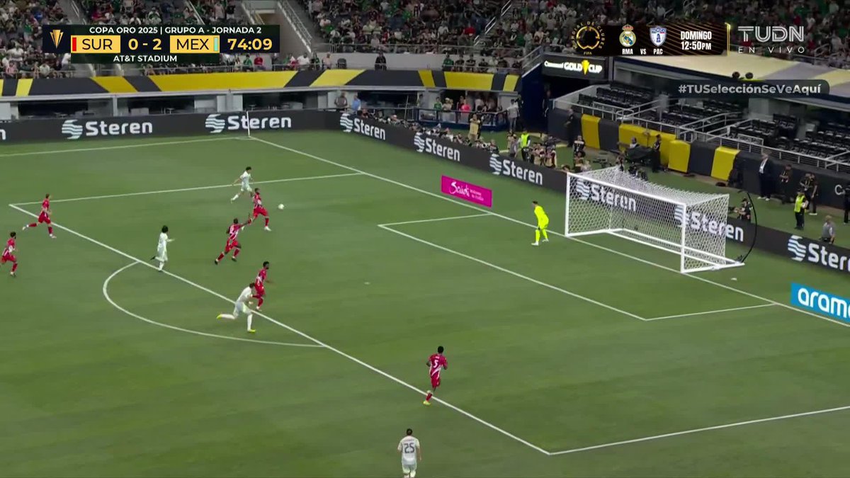 ¡Gol de México... Anulado! 😩 Cesar Huerta marcaba el tercero pero es anulado por fuera de juego❌ #CopaOro #TuSeleccionSeVeAqui