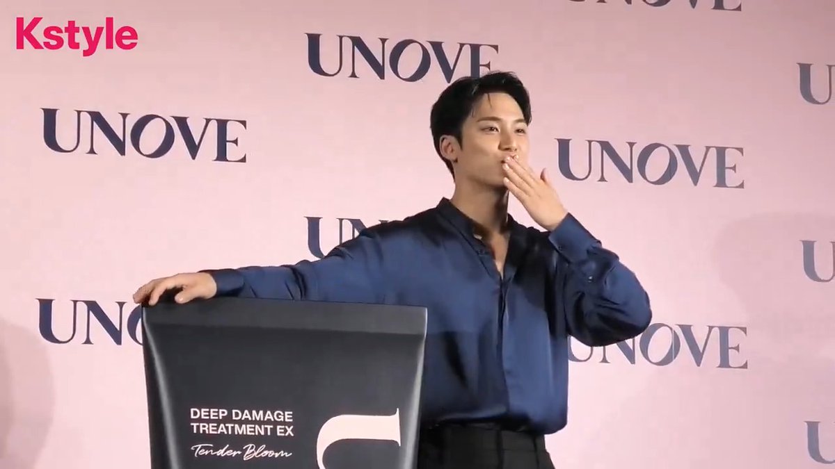 SEVENTEEN ミンギュ ハート&投げキッスの大サービスまで💕 日本で「UNOVE」新製品発表会に登場✨ ▼フォトタイムをフルで大公開 #ミンギュ #MINGYU #SEVENTEEN #UNOVE