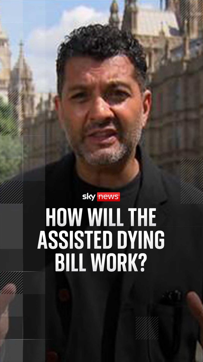 The UK government will have 4 years to introduce assisted dying services, if the bill is passed on Friday. But how would the new laws work? Sky's Ashish Joshi takes us through the process ⬇️ 🔗