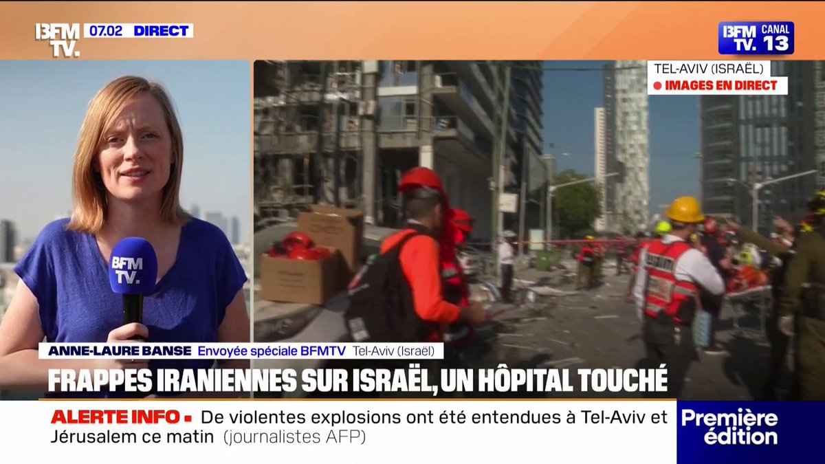 Guerre Israël-Iran: l'hôpital de Beersheba, dans le sud d'Israël, touché après une nouvelle salve de missiles iraniens