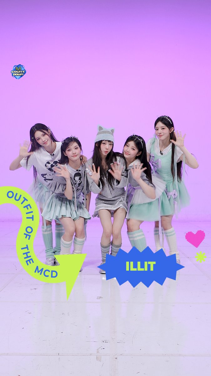 𝟐𝟓𝟎𝟔𝟏𝟗 𝑶𝒖𝒕𝒇𝒊𝒕 𝑶𝒇 𝑻𝒉𝒆 𝑴𝑪𝑫 : 𝑶𝑶𝑻𝑴 with 아일릿 (ILLIT) 잠시 후 저녁 6시! 엠카 본방사수 잊지마세요 🫶 #MCOUNTDOWN #엠카운트다운 #OOTM #아일릿 #ILLIT