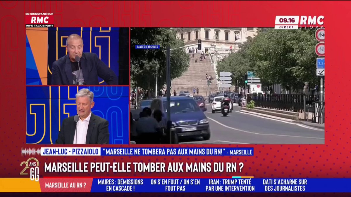 ⚓️ Marseille peut-elle tomber aux mains du RN ? 📞 Jean-Luc, pizzaiolo, au 3216 : "Non ! Marseille, c'est toutes les couleurs, les races, les religions. C'est la seule ville où tout le monde s'entend. Marseille, c'est une identité." #GGRMC