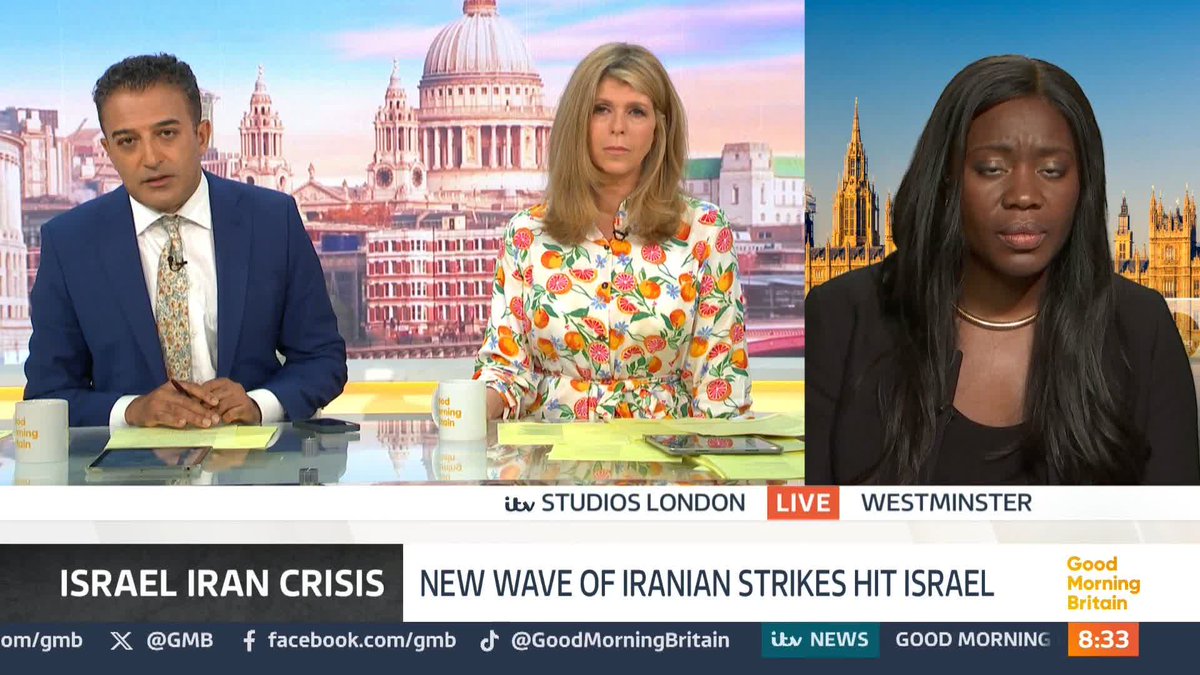 'Do you think we'll make more provisions for those people to come over here?' Adil Ray OBE asks Energy Minister Miatta Fahnbulleh what will happen if people flee Iran to come to Britain.