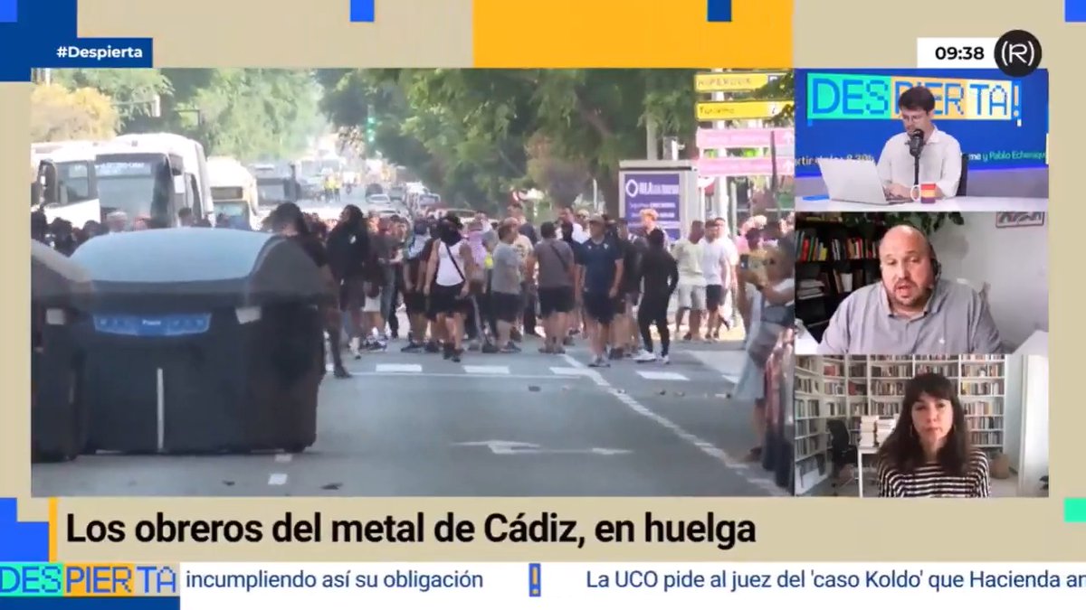 "Nunca fue una reconversión industrial, lo que se hizo fue una destrucción industrial" Raúl Solís ✌️🏳️‍🌈 #FuckWar sobre la huelga del sector del metal en Cádiz 👇🏽 📺 DESPIERTA!