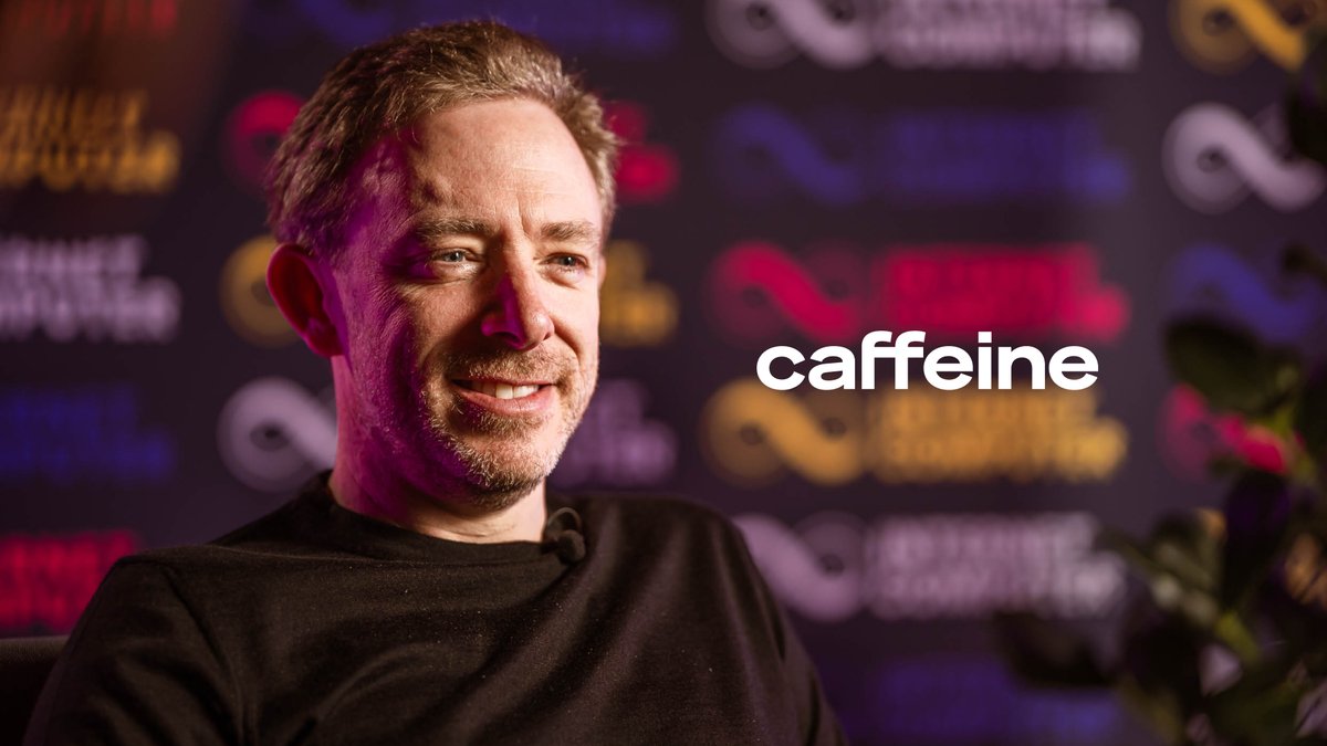 It's real. It's here. Let's talk caffeine with dom.icp ∞ Build apps by talking to the internet — no code, no limits. The self-writing internet is real, and it's running on the Internet Computer. Welcome to the future -