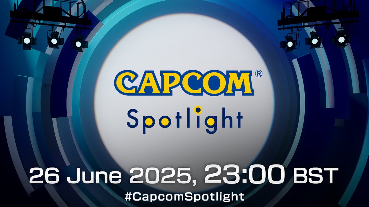Join us Thursday, 26 June at 11pm BST for the Capcom Spotlight digital event! We'll be presenting the latest news on our upcoming titles alongside interviews with the developers! Plus, get all the details on Title Update 2 for Monster Hunter Wilds! 📺