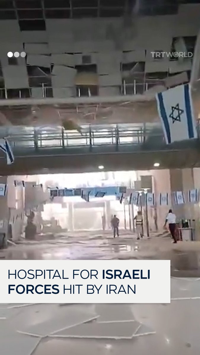🇮🇷🇮🇱 | URGENTE - GUERRA ISRAEL-IRÁN: Iran dice que el objetivo principal de un ataque con misiles que impactó un hospital en el sur de Israel era una base militar y de inteligencia israelí, no el centro de salud.