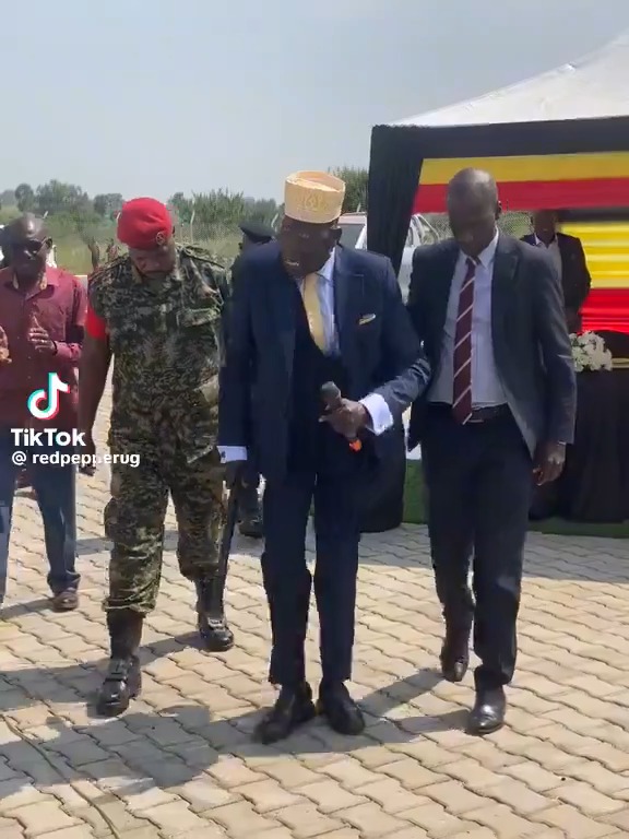 This is Gen. Moses Ali, a Ugandan Member of Parliament who has been in Parliament for more than half a century (54 years). He is also the Deputy Prime Minister