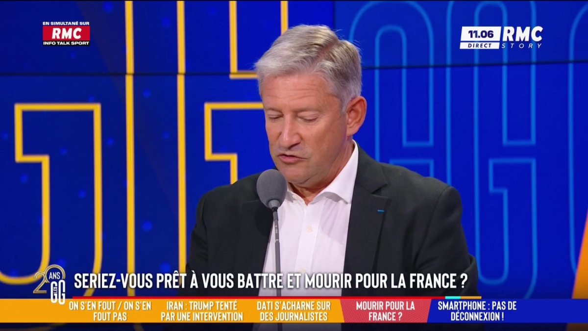 🇫🇷 Seriez-vous prêt à vous battre et mourir pour la France ? 🗣️ Emmanuel de Villiers revient sur le parcours militaire de sa famille : "On est un peu préparés dans la famille, mais pour défendre quelle patrie ? C'est ça la difficulté." #GGRMC