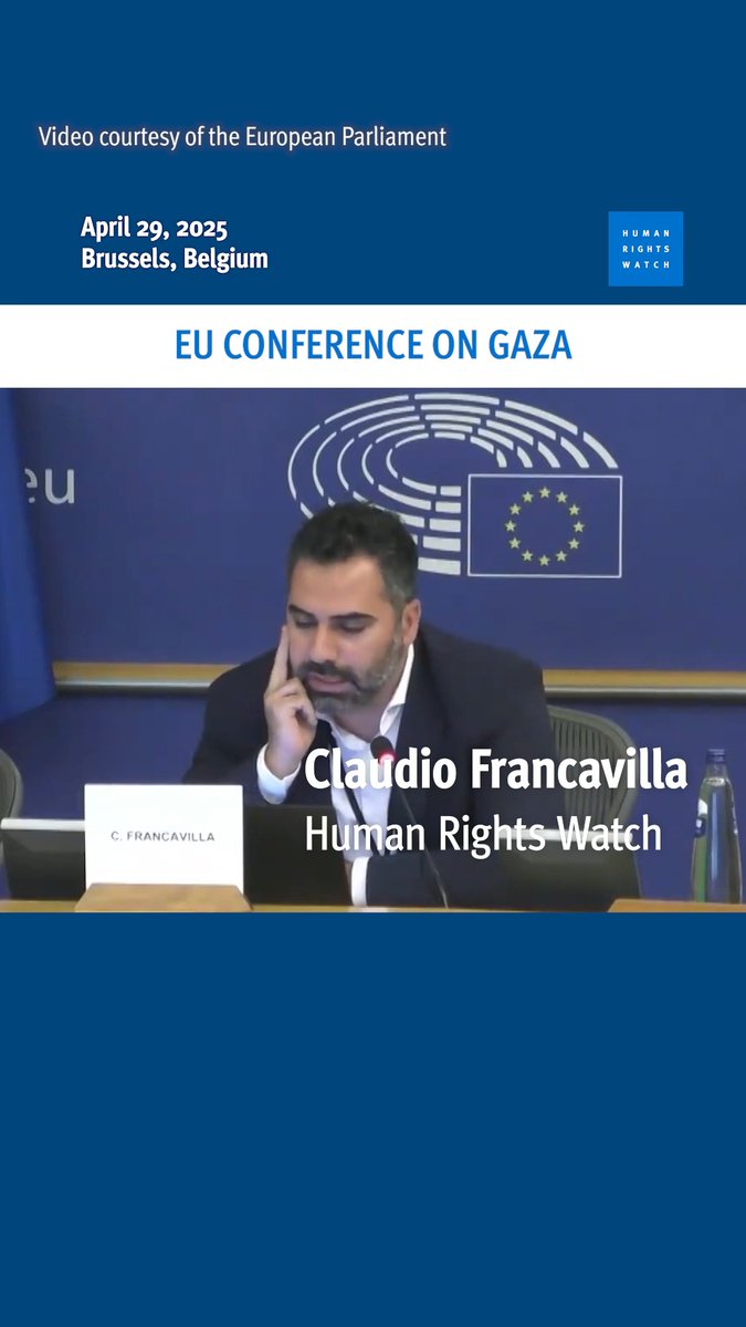 Together with our partners, we urge all #EU Member States &amp; the European Commission to: ❌halt arms transfers ❌sanction those responsible for ongoing atrocity crimes ❌suspend the trade agreement with Israel Learn more: