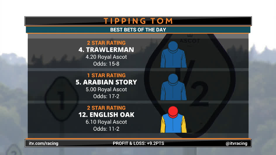 Tipping Tom gives us some of his best tips for day three at #RoyalAscot ⭐️⭐️⭐️ Tom Collins | Oli Bell