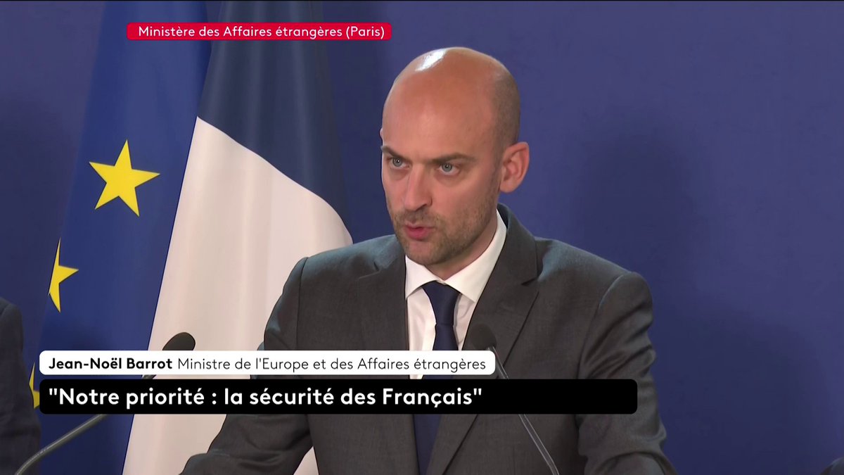 🔴 DIRECT - Jean-Noël Barrot évoque le risque "d'un Iran nucléaire qui fait peser un danger sur la région, sur Israël et sur l'Europe". "La négociation est la seule manière d'obtenir un retour durable du programme nucléaire iranien".