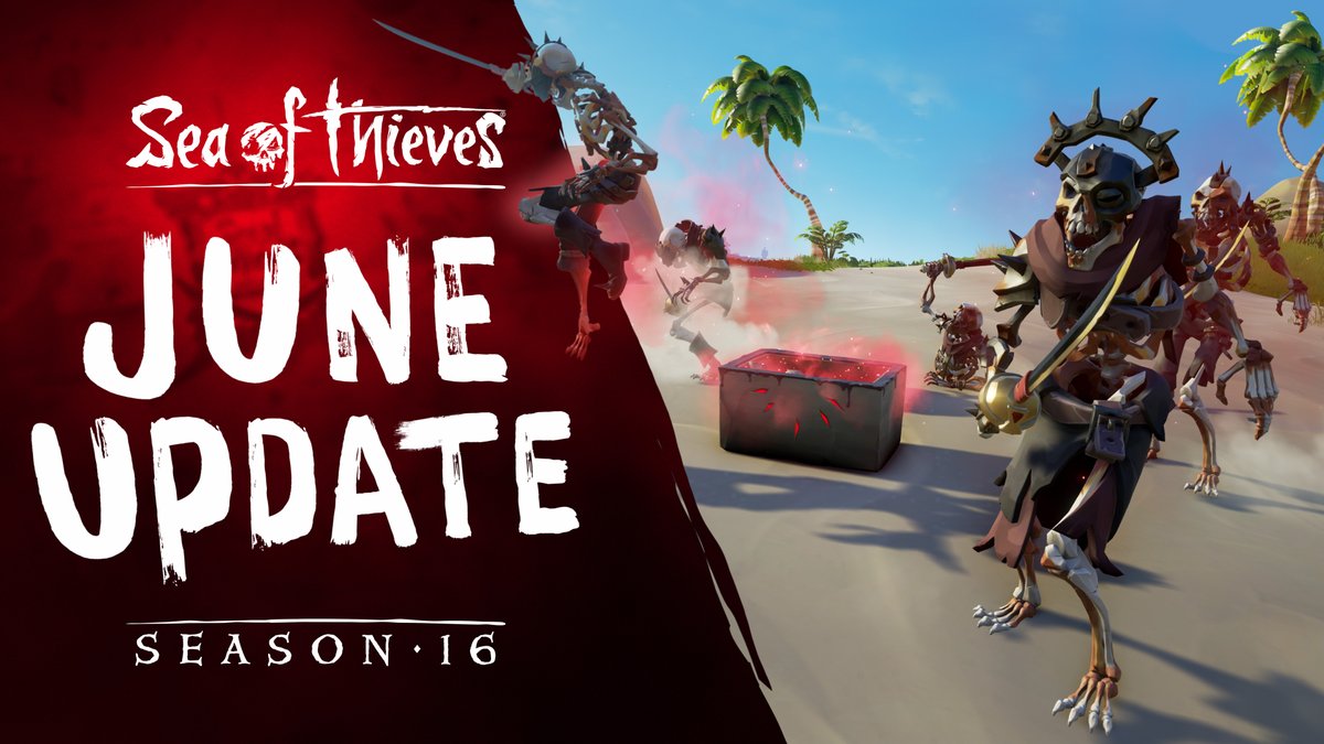The Sea of Thieves servers are back online, bringing with them the ability to unseal Reaper's Chests and unleash the waves of skeletons within! Read all about this mid-Season update in these freshly minted release notes: