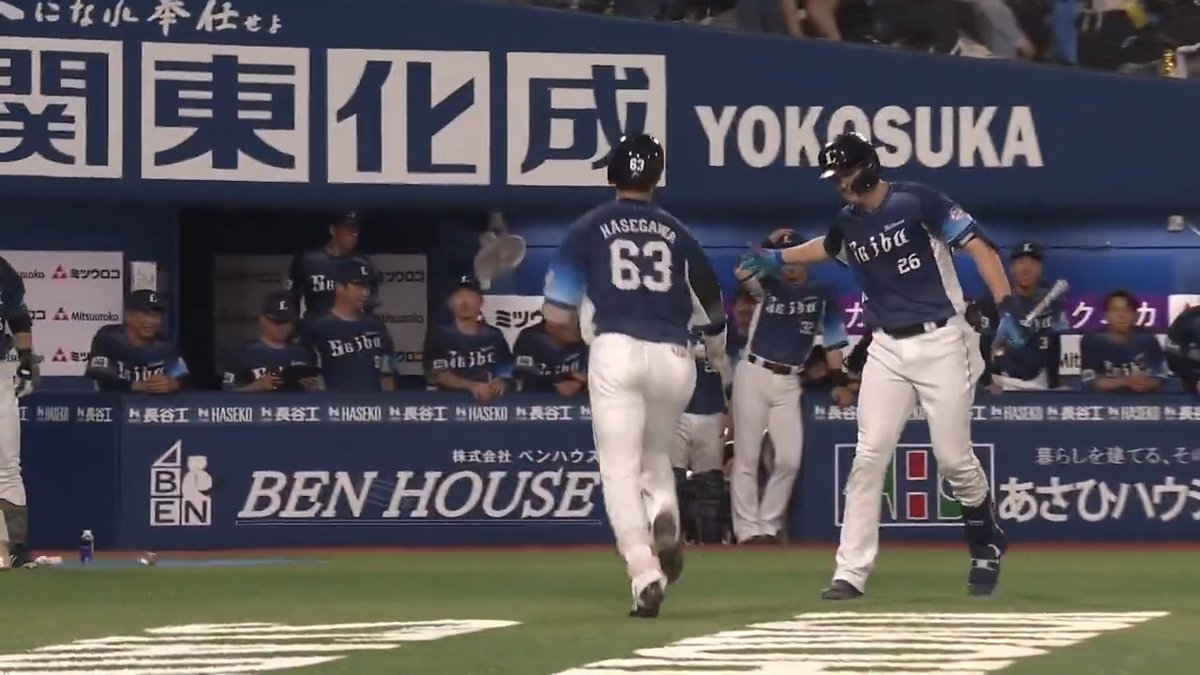 #長谷川信哉 選手がレフトスタンドへホームランを放つ！ 打った瞬間それとわかる一打で先制です！ #埼玉西武ライオンズ #seibulions #ALLONE #交流戦