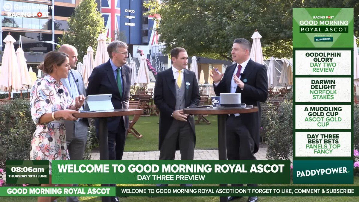 🥵 It's going to be HOT at Royal Ascot today! SHOULD fellas be allowed to take their jackets off? Our panel have their say... 18+ GambleAware | Paddy Power