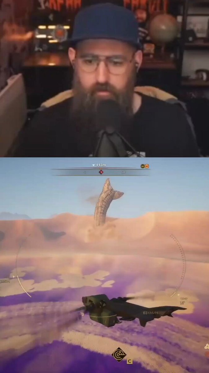 Is this why Dune: Awakening said Deep Dessert is best with a squad? 😅 Sumo with the CLUTCH save after I pressed E instead of F.... (again) 🤣
