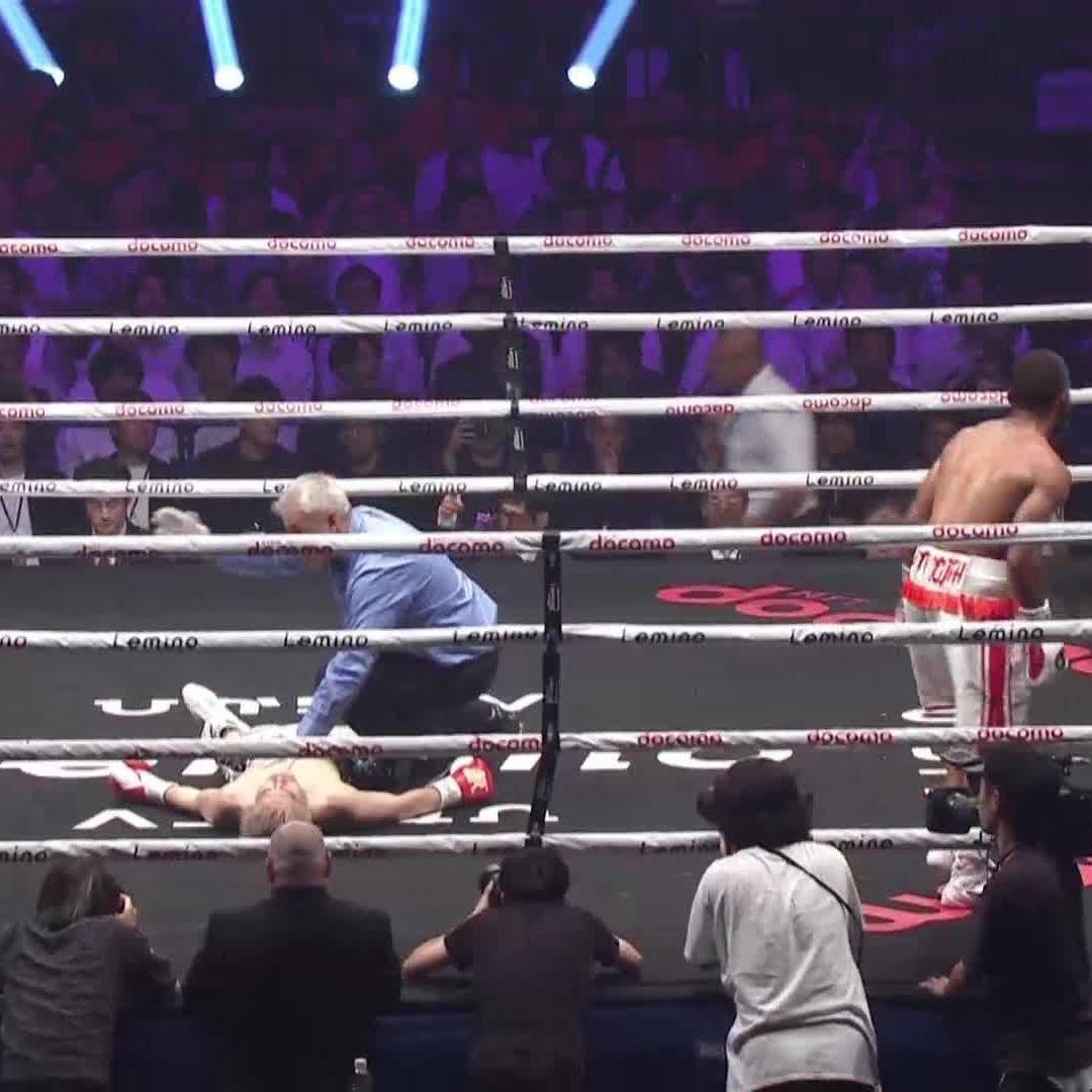 OUT COLD!!! THE CHAMP PUT HIM TO SLEEP 🤯🔥