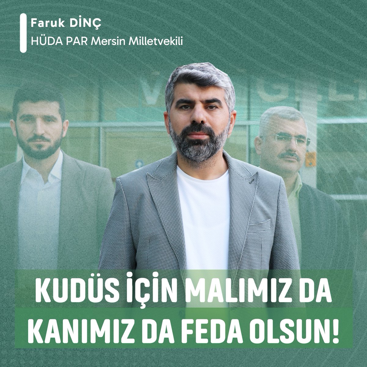 Özgürlüğün yolu Kudüs’ten geçiyor.