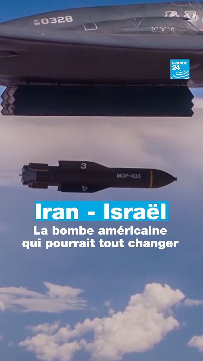 Une puissante bombe anti-bunker américaine, nommée GBU-57, est la seule à même de détruire les installations nucléaires iraniennes profondément enfouies. Elle constitue ainsi l'arme stratégique de choix pour Donald #Trump s'il décidait d'engager les #ÉtatsUnis dans le conflit