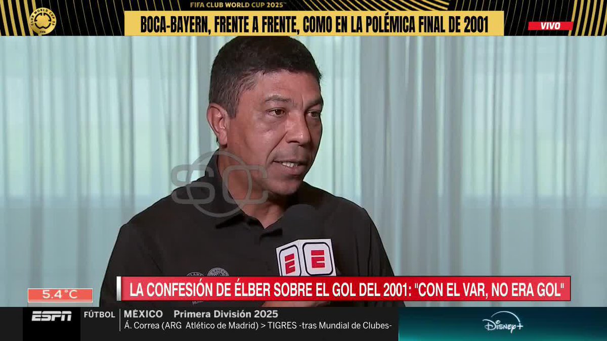 "CON VAR, NO ERA GOL" ATENCIÓN: Giovane Élber, jugador del Bayern Munich que participó en el gol vs. Boca en 2001, confesó la infracción que le cometió a Clemente Rodríguez. 📺 Mirá los partidos de #DisneyPlus de la #FIFACWC 🏆🌎 en el Plan Premium