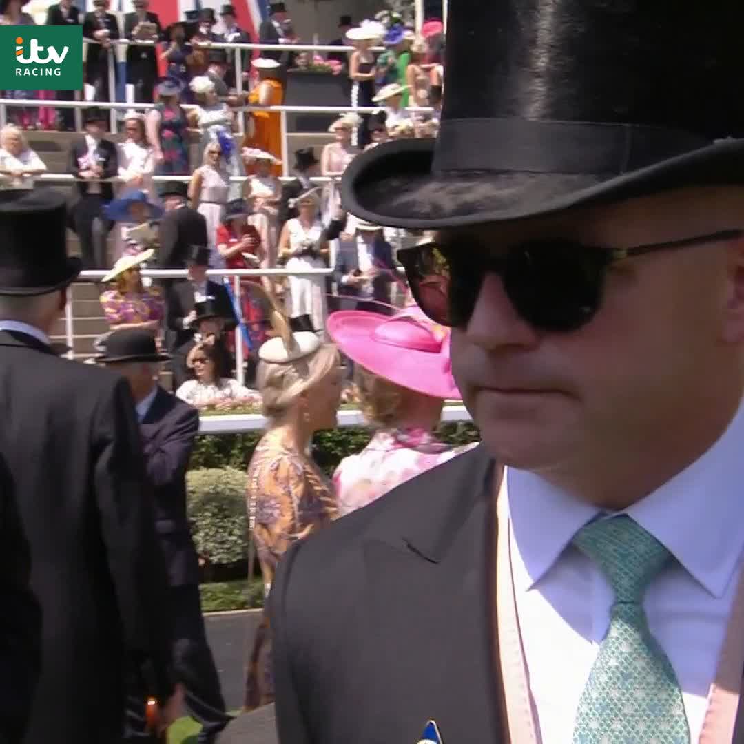 Is all well with Illinois? 👁️ M V Magnier tells @mcyeeehaaa all 💬 #RoyalAscot