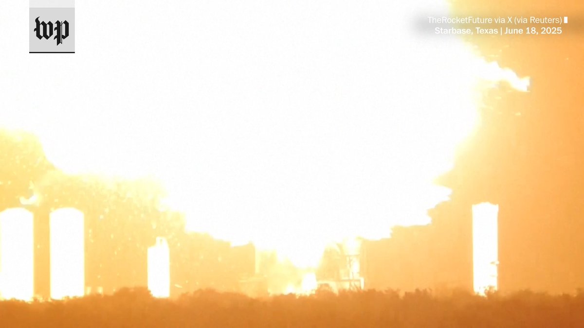 SpaceX’s Starship spacecraft exploded on its test stand on Wednesday, sending a large fireball into the sky. The company had cleared personnel from around the site.