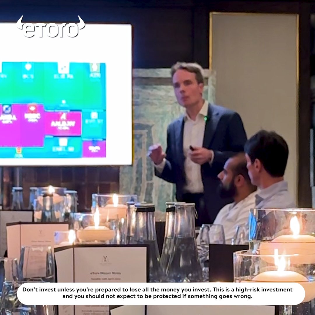 🎙️ Popular Investor Round Table highlights are live! Hear from some of our investors as they share their market outlook, and get an inside look as Pietari Laurila (Triangula Capital) breaks down his portfolio strategy. 👀 Want to follow Pietari's lead? You can copy his portfolio directly on eToro. ⤵️ * Don’t invest unless you’re prepared to lose all the money you invest. This is a high-risk investment and you should not expect to be protected if something goes wrong. Take 2 mins to learn more at * Copy Trading does not amount to investment advice.