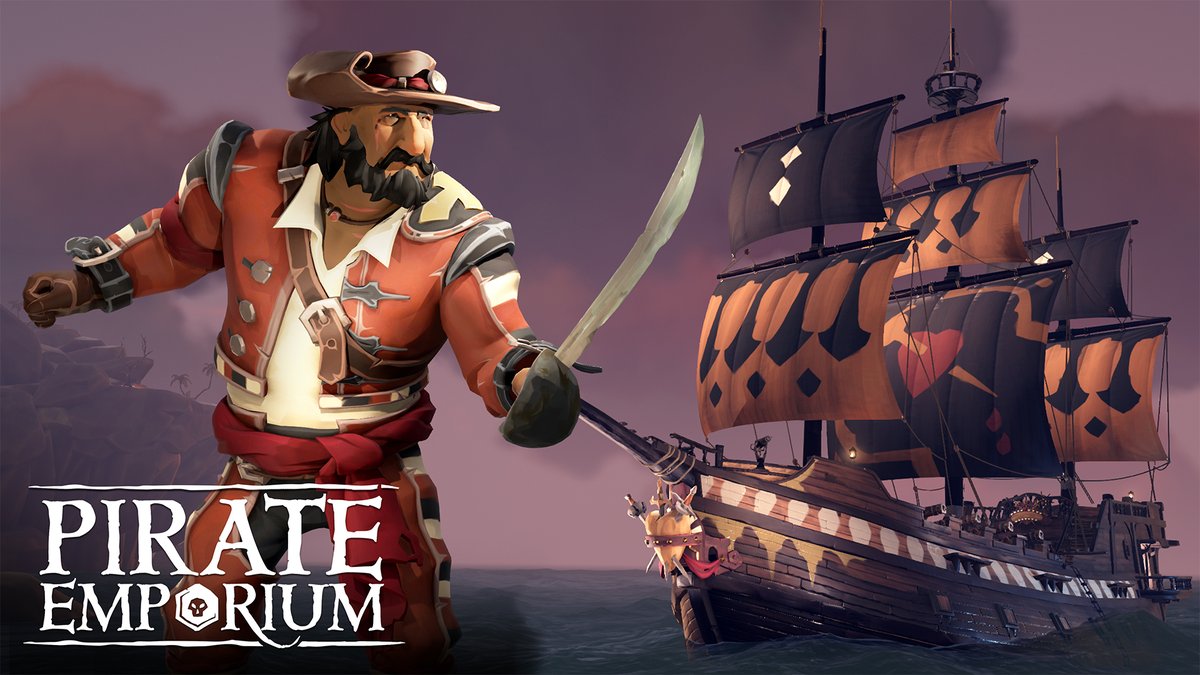 Behold the debonair flair of the Dashing Duellist set, the latest cosmetic range to land in the Pirate Emporium! Available now, and don't forget to grab your freebie Sore Loser Emote next time you visit them at an Outpost: