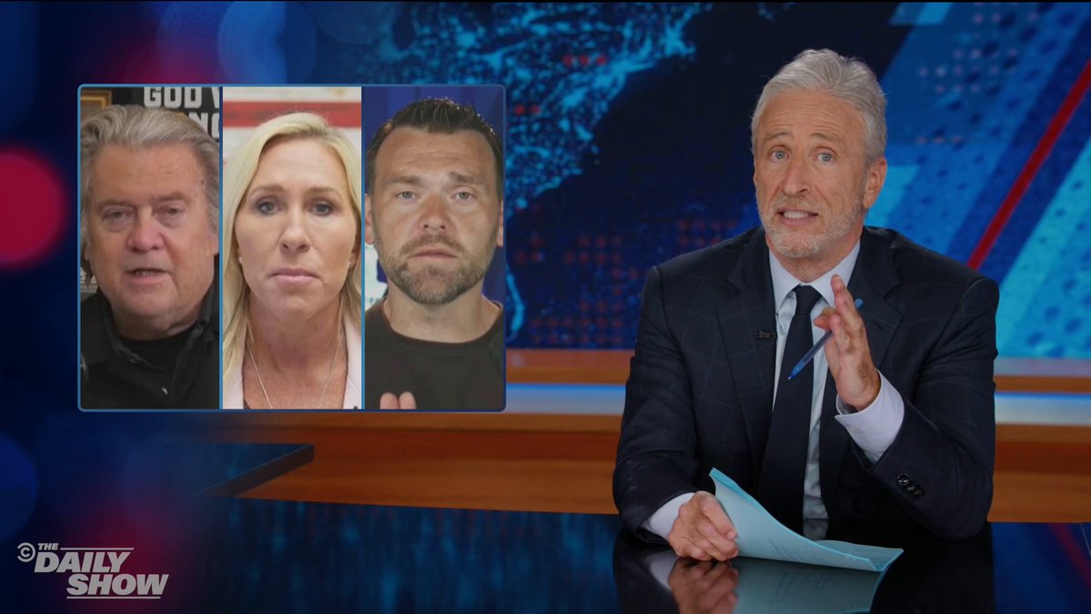 Jon Stewart: The MAGA mindset appears to be, "We didn't vote for foreign wars; we voted for civil war."