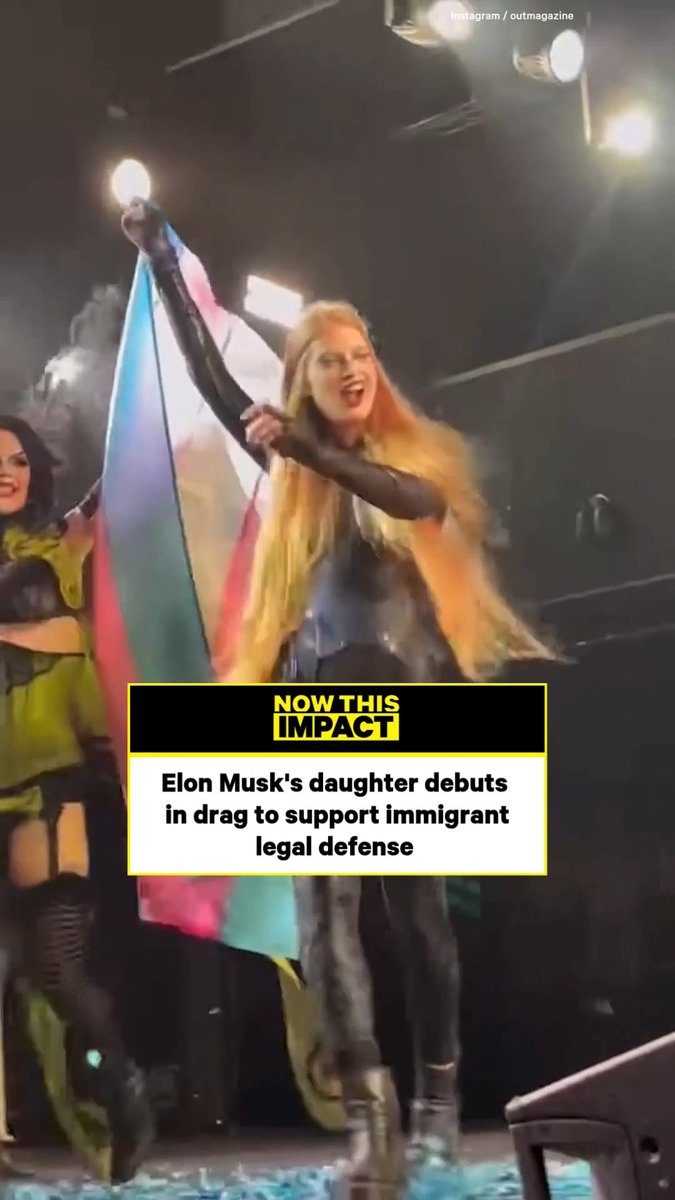 Elon Musk’ın trans kızı Vivian, ilk drag şovunu, göçmenlere hukuk desteği sağlamak amacıyla düzenlenen bir etkinlikte sahneleyerek gerçekleştirdi. Bu dünyaya slay'lemeye gelmiş bir kişi, cidden. Gerçek bir queen!