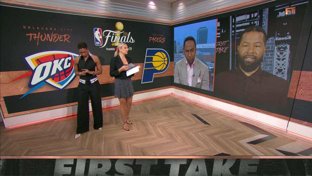 .Stephen A Smith says "the Pacers are not going away," even if they lose Game 6 to the Thunder ✍️