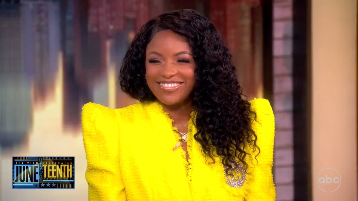 .Congresswoman Jasmine Crockett : "This Juneteenth, everyone, whether you're Black or otherwise, should really evaluate what does freedom look like in this country and are we willing to fight for it."