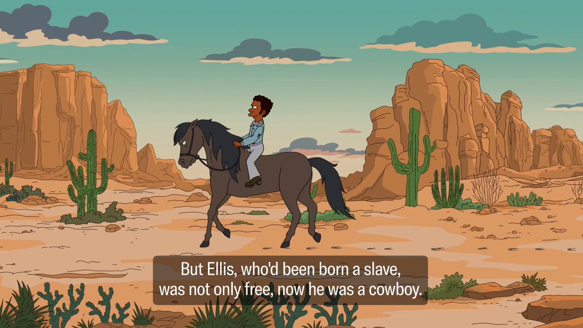 The story of Ellis reminds us to honor the past and celebrate the future. Happy Juneteenth! Stream #TheSimpsons on Hulu and Disney+! | S34E14