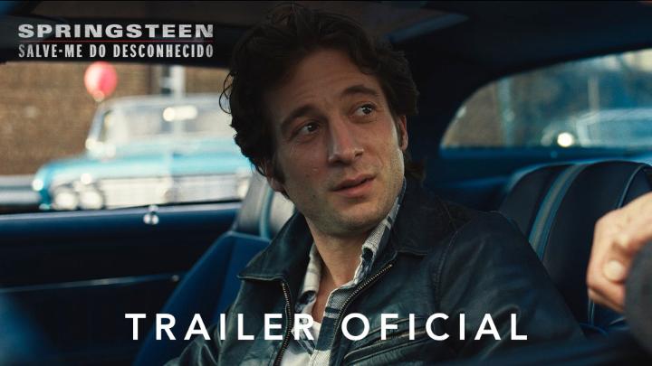 Bruce Springsteen nos cinemas do Brasil! Jeremy Allen White é o protagonista do filme sobre a vida do astro do rock.