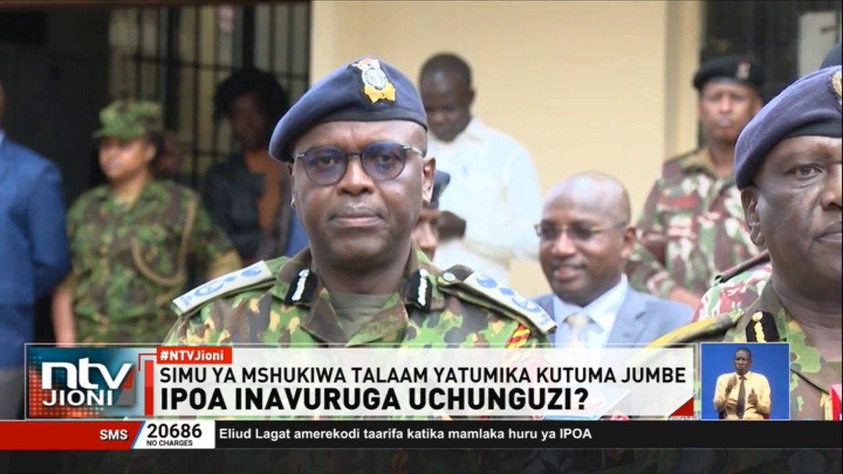 IPOA Inavuruga Uchunguzi: Ipoa inamulikwa kwa kuendesha mahojiano ya Eliud Lagat chini ya giza la kamera. Hakuna mwanahabari aliyemwona akiingia au kutoka katika mahojiano hayo ya Ipoa. #NTVJioni Frederick Muitiriri ROSE WANGUI