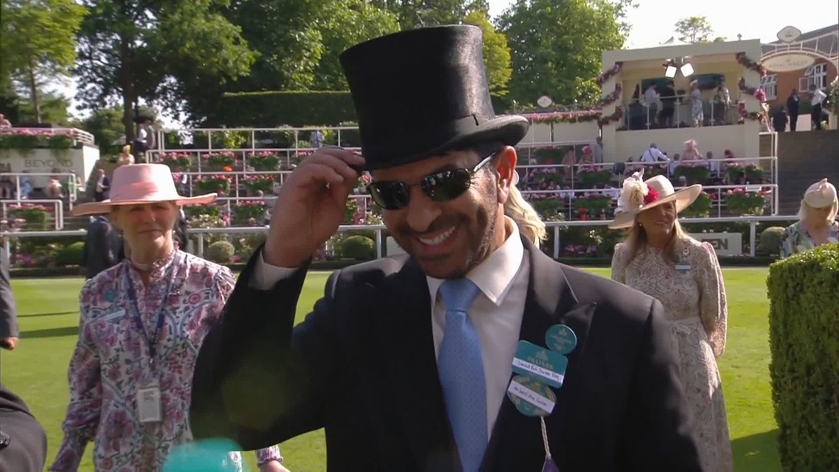 "How difficult is it for you to have a smaller stable?" ❓ "We try the best we have!" 🗣️ @mcyeeehaaa spoke to Saeed bin Suroor after Arabian Story's win in the Britannia