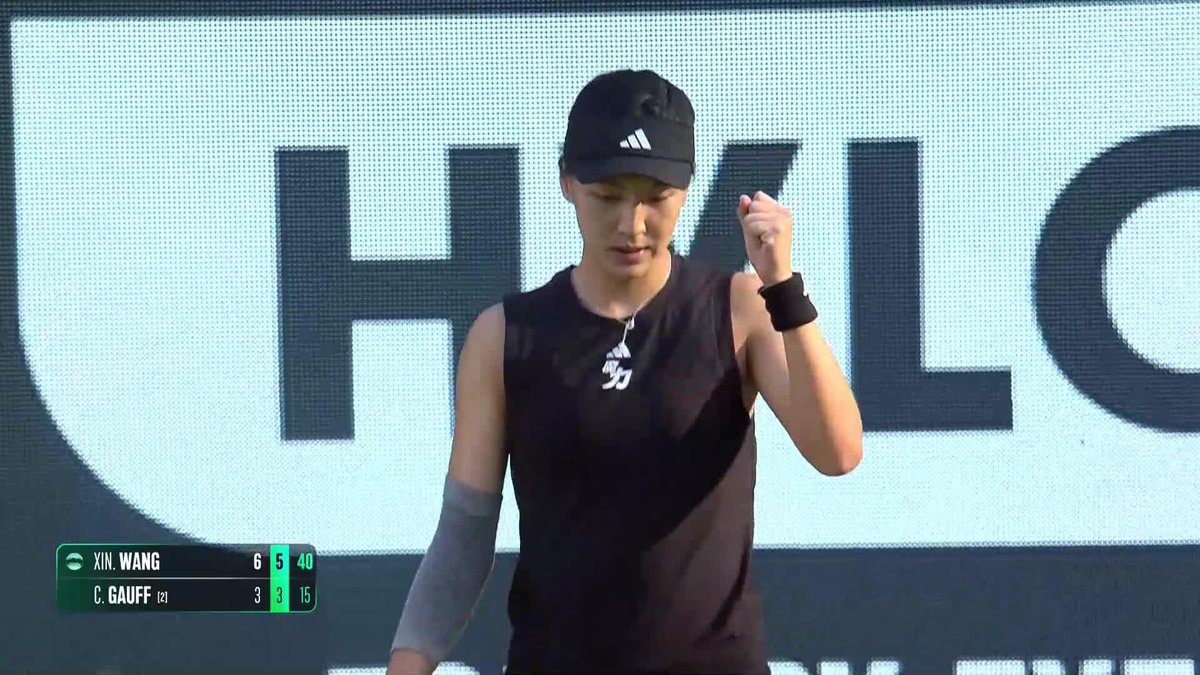 An incredible performance! Wang defeats the reigning Roland Garros champ for the biggest win of her career! #BTO