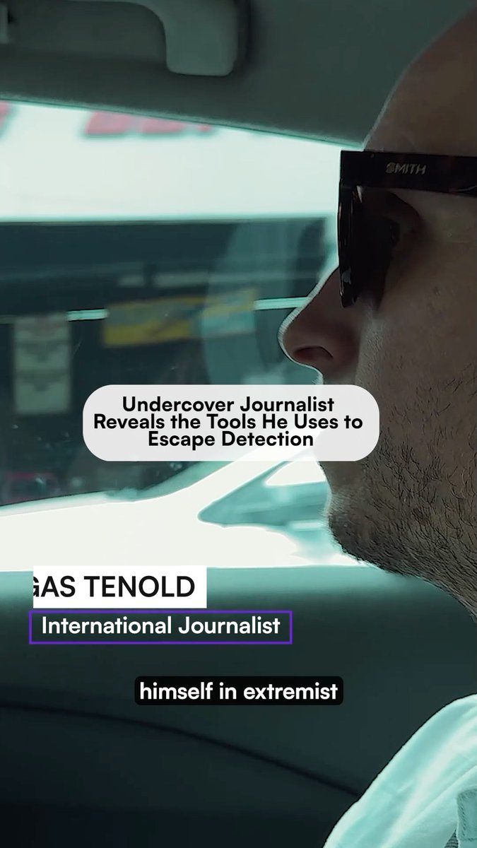 In places where a dictaphone = jail, this pen-mic keeps sources invisible and undercover journalists safe. 🎥 Learn how investigative journalist Vegas Tenold stays safe in danger zones and watch full documentary: