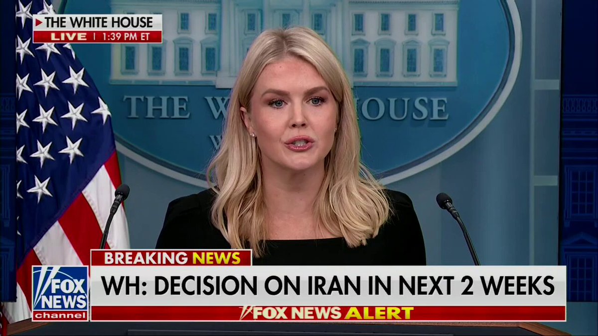🚨 JUST IN: President Trump has proposed a NEW deal to Iran via Steve Witkoff, Karoline Leavitt reveals It's very simple and straight forward: ✅ NO uranium enrichment ✅ BAR Iran from working toward a nuclear weapon TAKE THE DEAL, IRAN! Last chance!