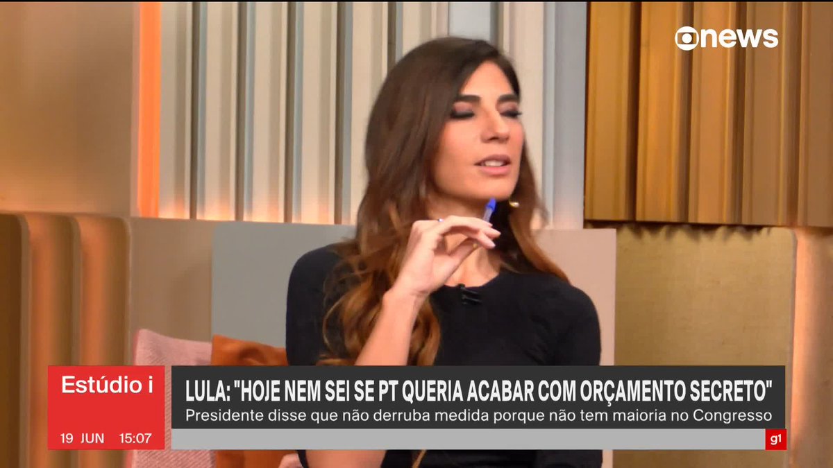 Lula: "Hoje nem sei se PT queria acabar com orçamento secreto"; presidente disse que não derruba medida porque não tem maioria no Congresso. #Estúdioi ➡ Assista à #GloboNews: