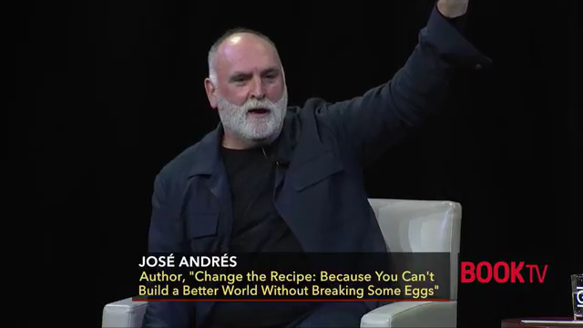"Dreams do exist, and dreams do happen." Chef José Andrés 🕊️🥘🍳 talks about the life lessons he's learned through the work he does with the World Central Kitchen. Watch more, Sunday at 8pm ET on CSPAN 2