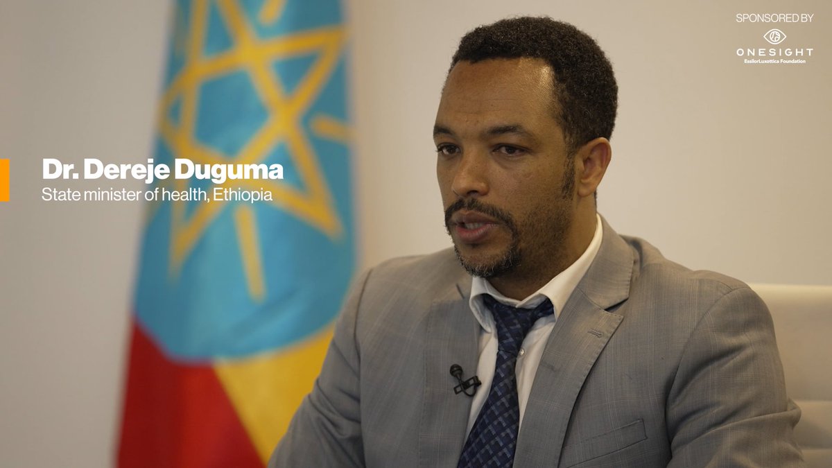 Dr. Dereje Duguma MD MPH, Ethiopia’s State Minister for Health, discusses their decision to partner with OneSight EssilorLuxottica Foundation to expand vision care services to remote & underserved communities: #Sponsored by OneSight EssilorLuxottica Foundation #GoodVisionChangesEverything #EssilorLuxottica