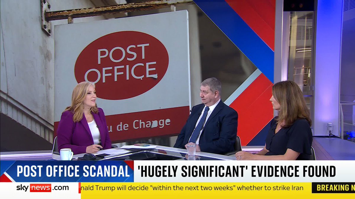 'When I sat there with Adele Robinson doing the interview it blew me away' Steve Marston speaks to @SkySarahJane after a damning report into the faulty Post Office IT system that preceded Horizon was unearthed after nearly 30 years. Full story: