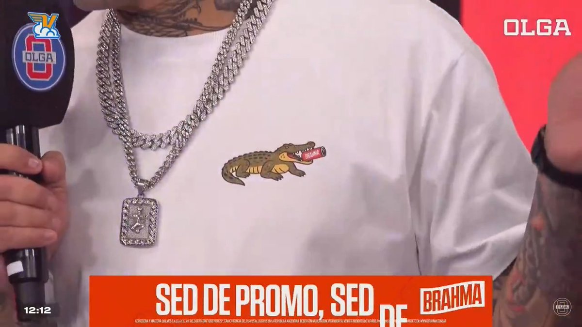 "Yacaré": Por la remera de Brahma para Simón de los Wachiturros