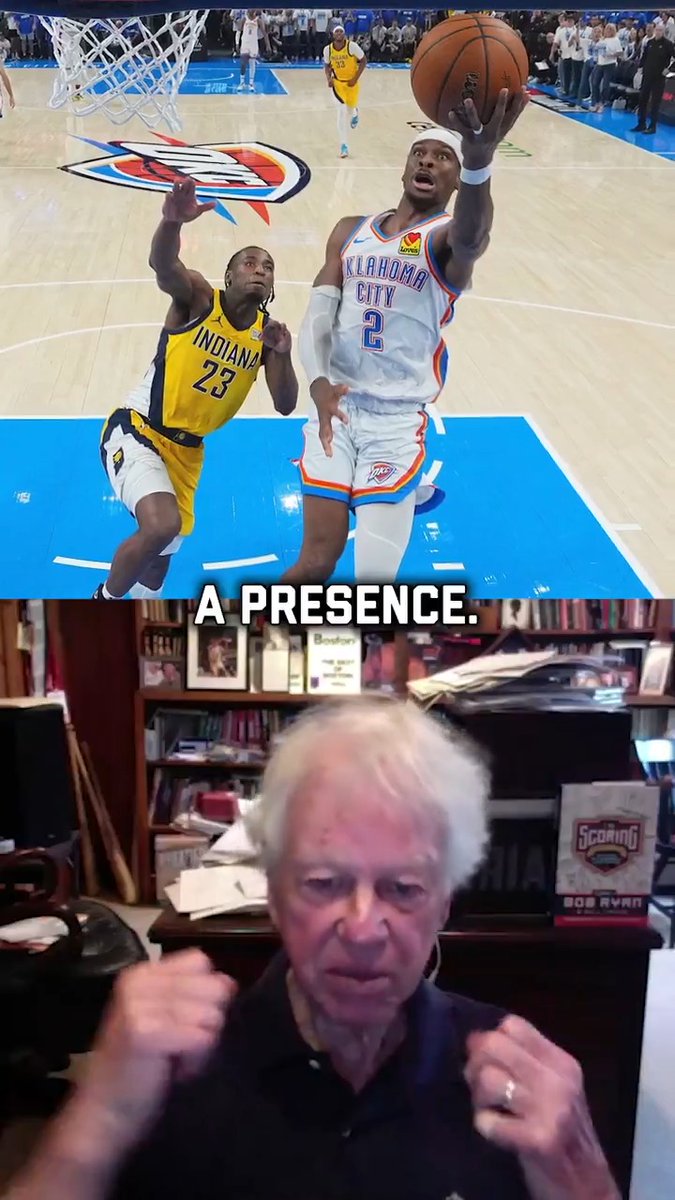 Who does Bob Ryan think of historically when watching SGA play? He gives his comp to Russillo.