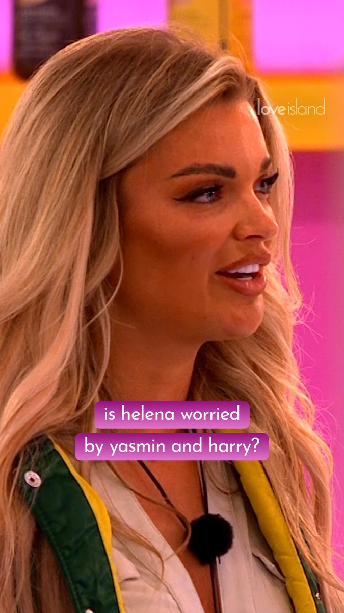 Sounds like Helena thinks Yasmin and Shea are well suited 😬 #LoveIsland